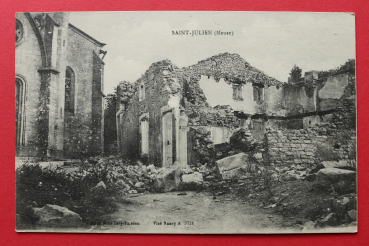 Postcard PC  1910-1930  St Julien WWI France
